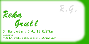 reka grull business card